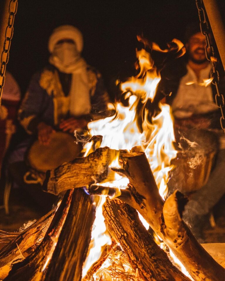 Local music around the campfire