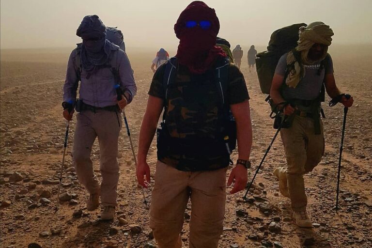 Moroccan desert trek