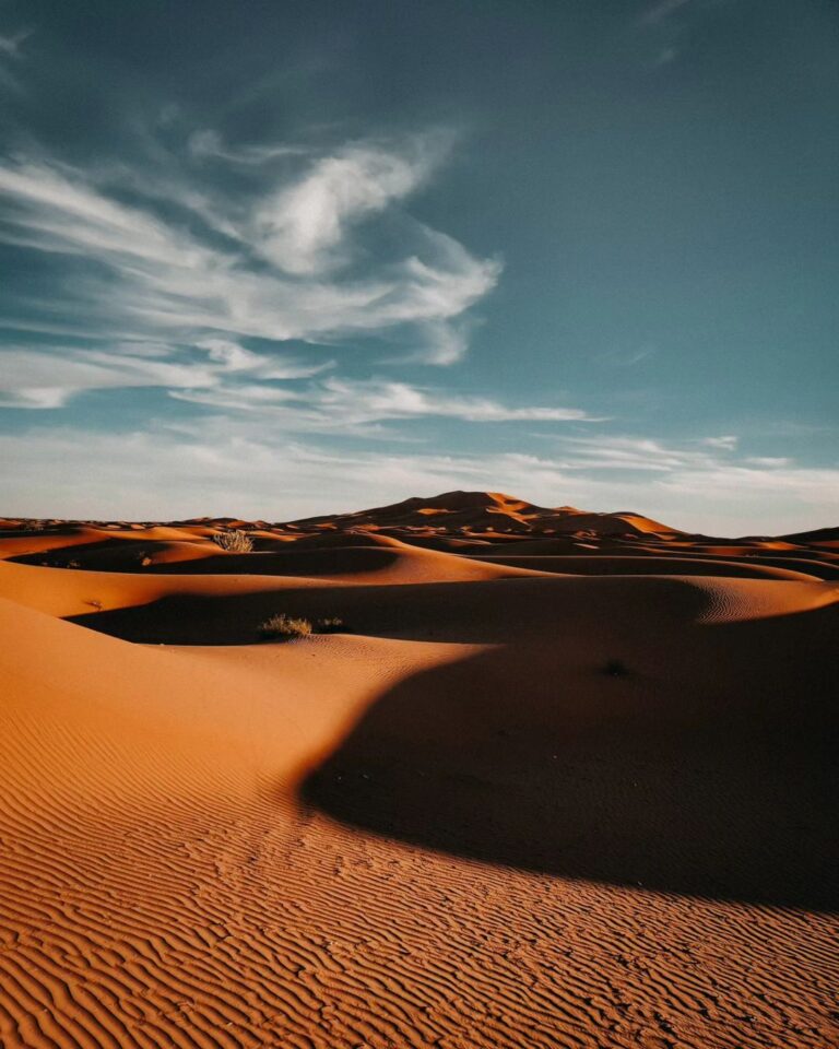 Stunnig view of the Moroccan Sahara desert (2)